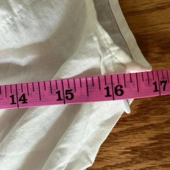 [42]Zarina White Embroidered Sleeveless Pull  Over Mid Dress with Side zipper - Picture 10 of 14